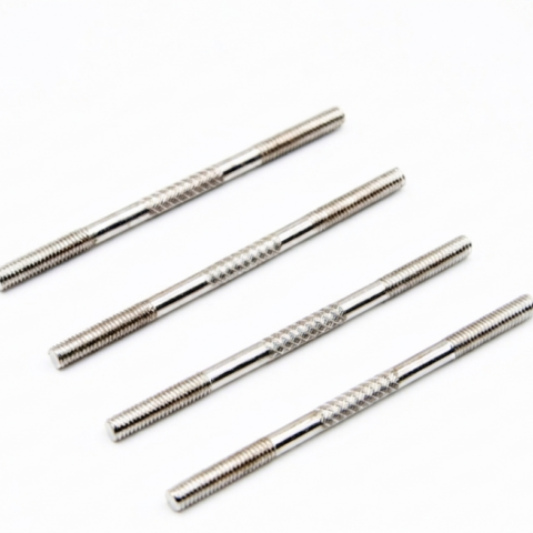 M3X2.5XL60mm Stainless Steel Tight Adjustable Push Rod Sets (Pack of 4)